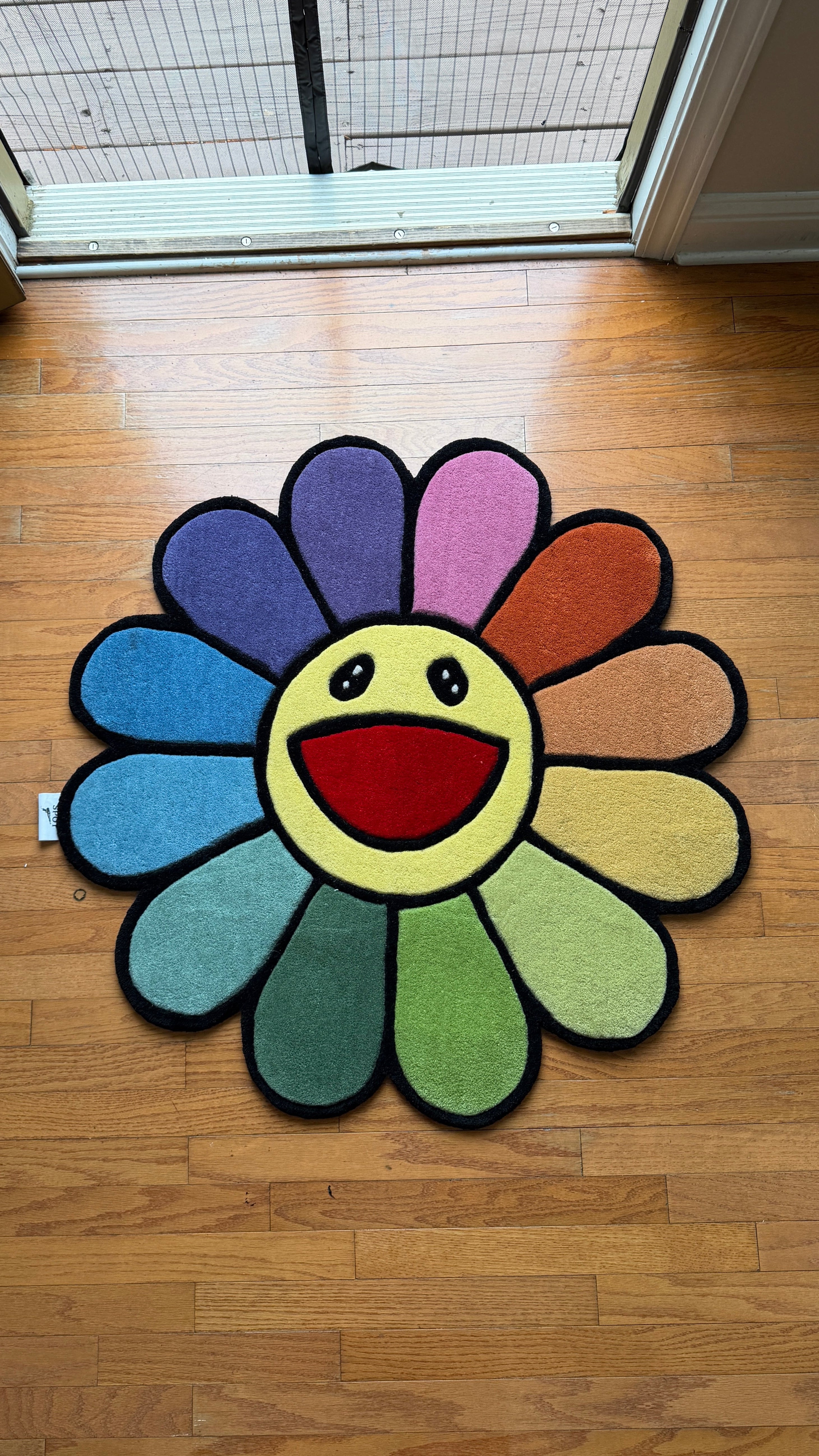 Rainbow Flower Rug