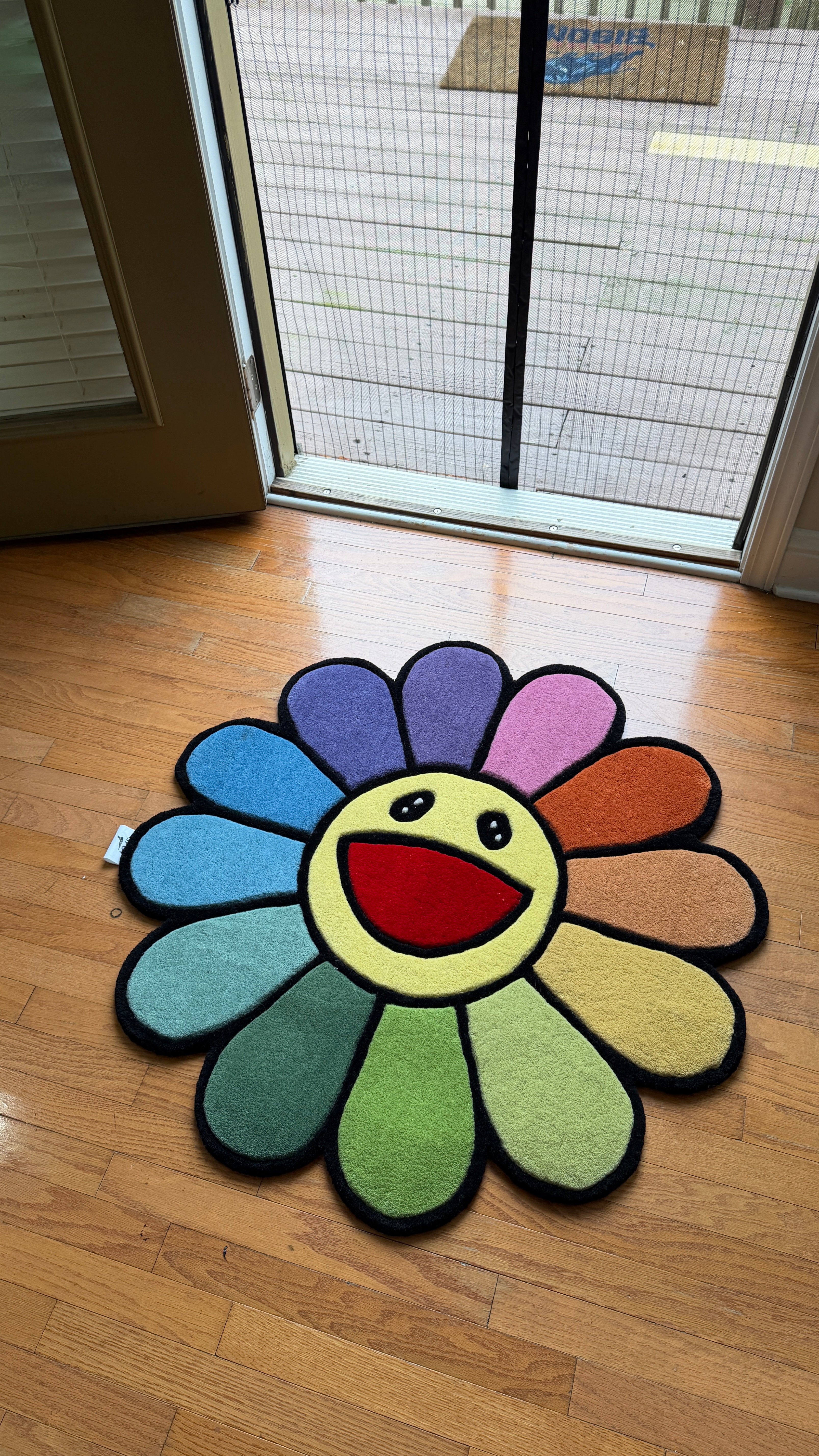 Rainbow Flower Rug