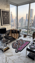 Cheetah Records Rug