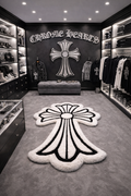 Lined Cross Rug
