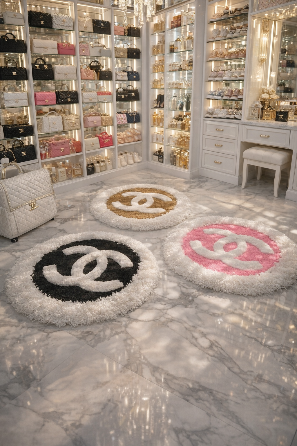 Fluffy C's Logo Rug