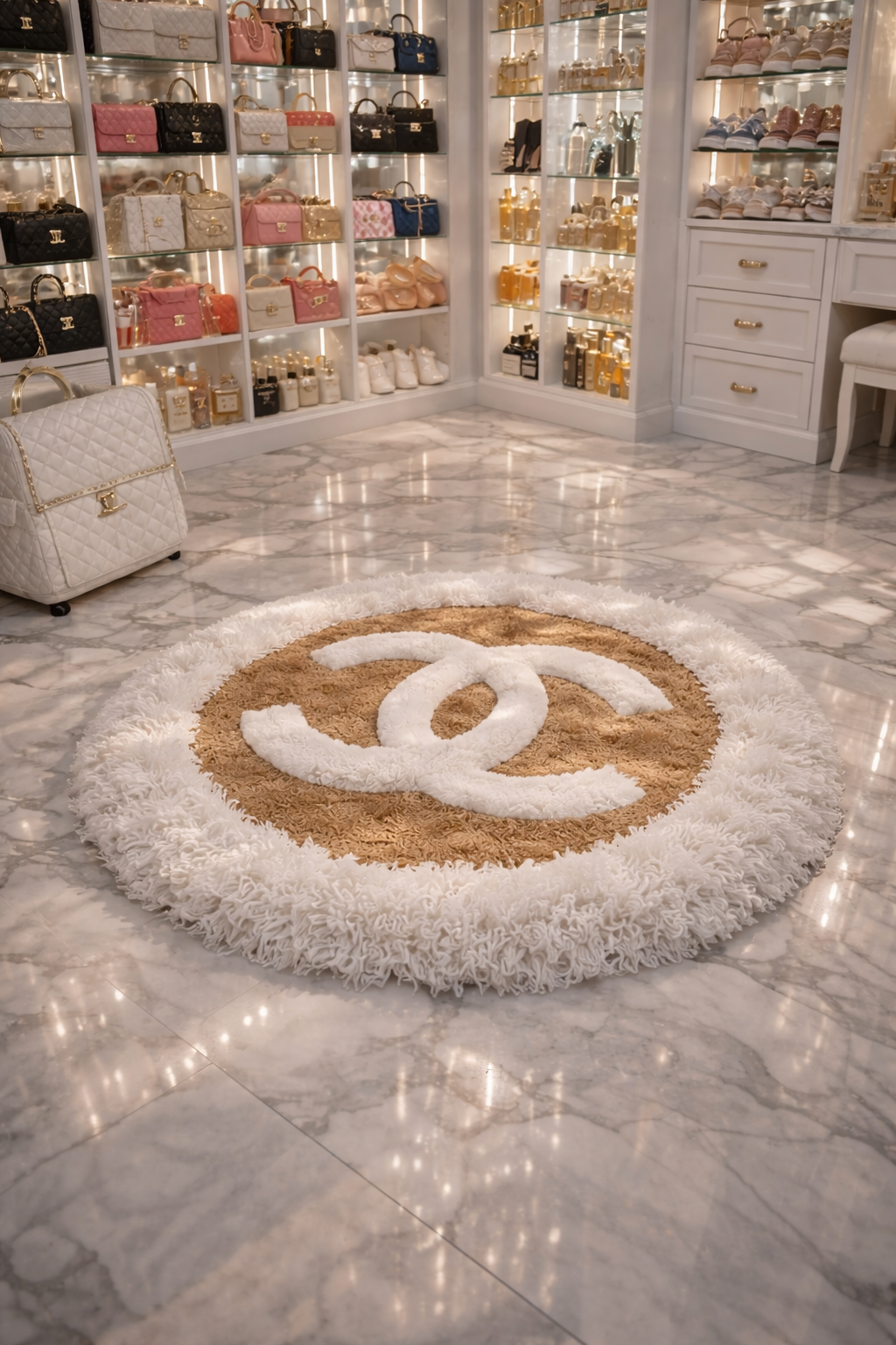 Fluffy C's Logo Rug