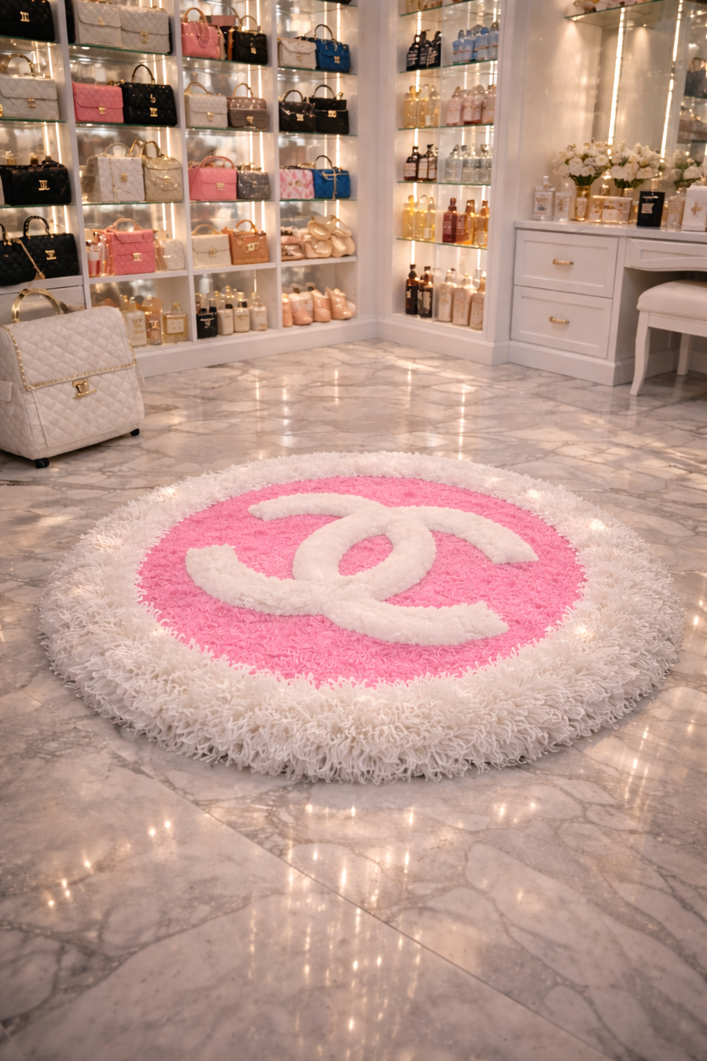 Fluffy C's Logo Rug