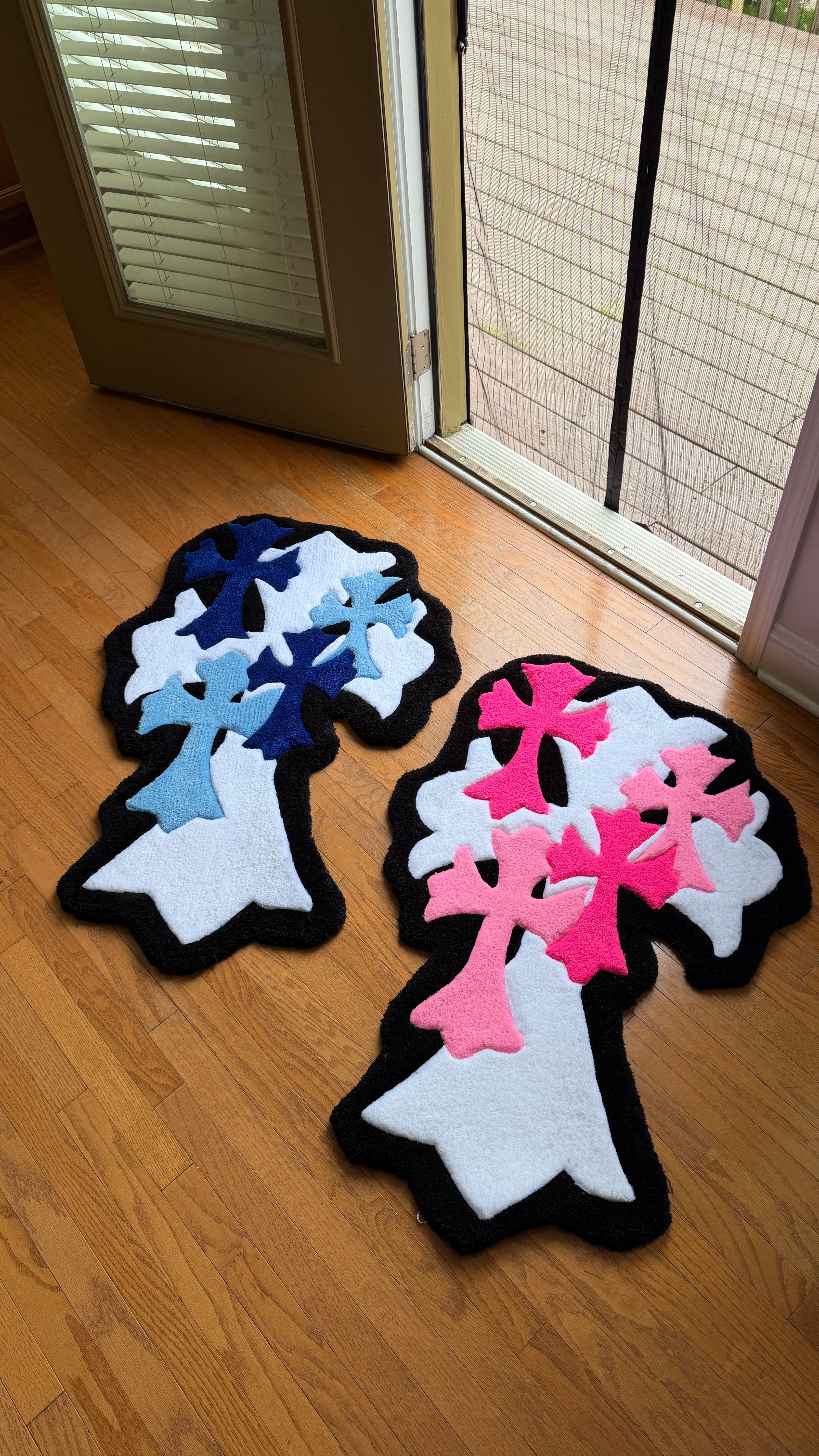 Colored Cross Rug