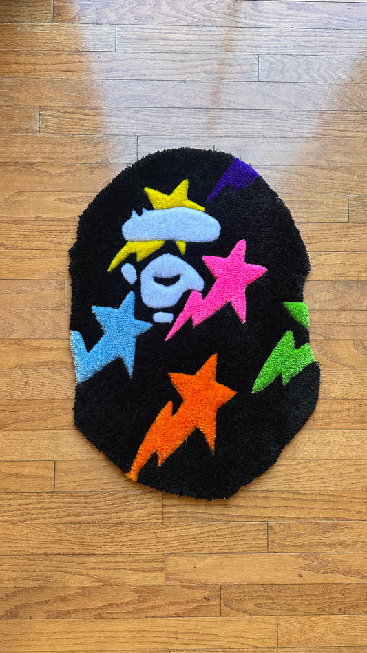 Bape Head Colorful Multi-Star