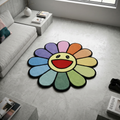 Rainbow Flower Rug