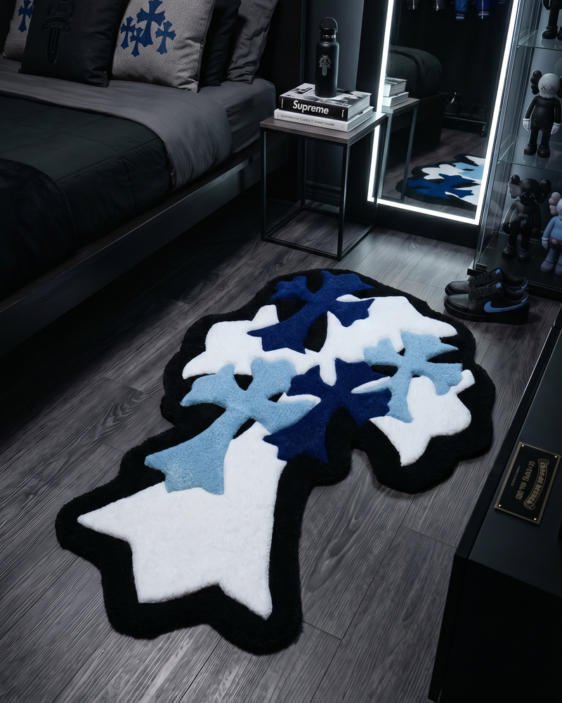 Colored Cross Rug